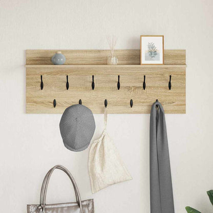 vidaXL Table de chevet murale chêne sonoma 100 x 40 x 12 cm