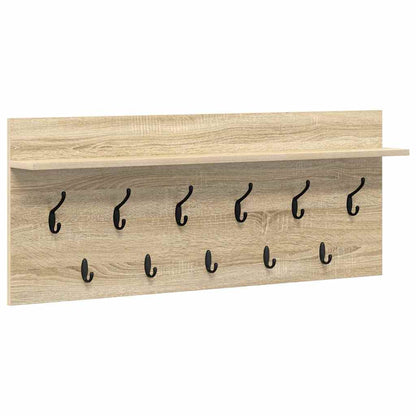vidaXL Table de chevet murale chêne sonoma 100 x 40 x 12 cm