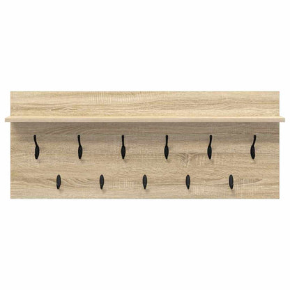 vidaXL Table de chevet murale chêne sonoma 100 x 40 x 12 cm