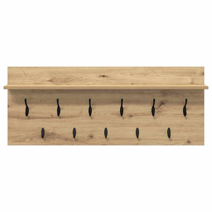vidaXL Table de chevet murale chêne artisanal 100 x 40 x 12 cm