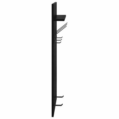 vidaXL Wandmontierter nachttisch Schwarz Eichen-Optik 40 x 10 x 90 cm