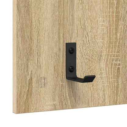 vidaXL Wandmontierter nachttisch Sonoma-Eiche 40 x 10 x 90 cm