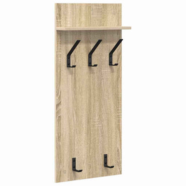 vidaXL Wandmontierter nachttisch Sonoma-Eiche 40 x 10 x 90 cm
