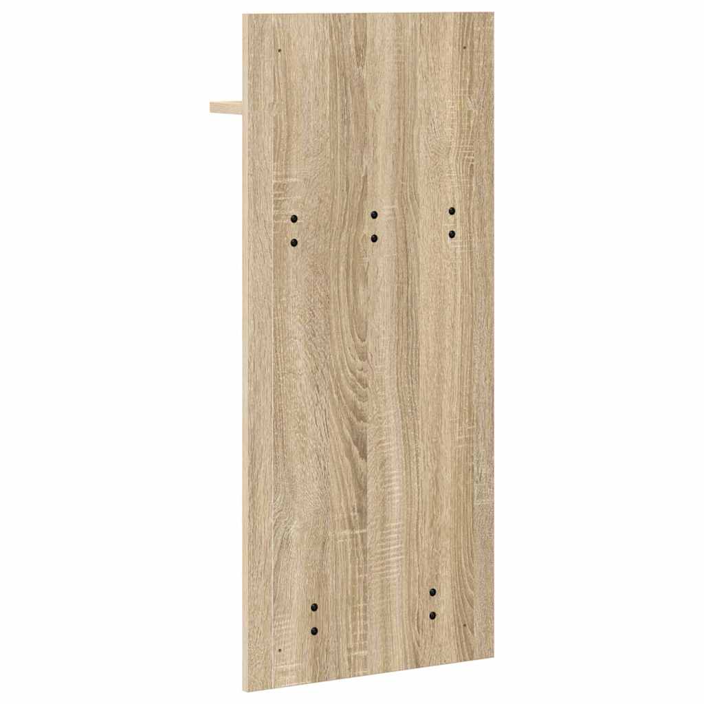 vidaXL Wandmontierter nachttisch Sonoma-Eiche 40 x 10 x 90 cm