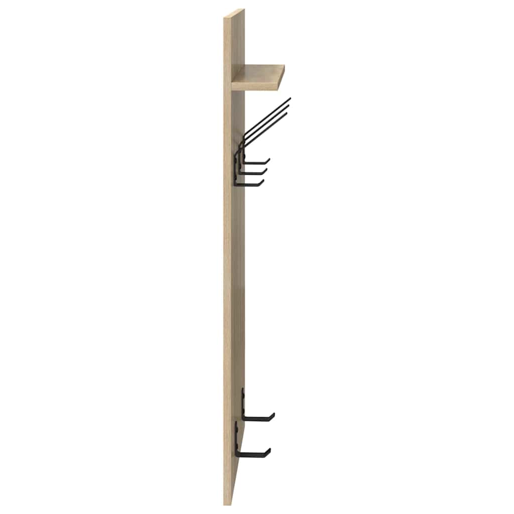 vidaXL Wandmontierter nachttisch Sonoma-Eiche 40 x 10 x 90 cm