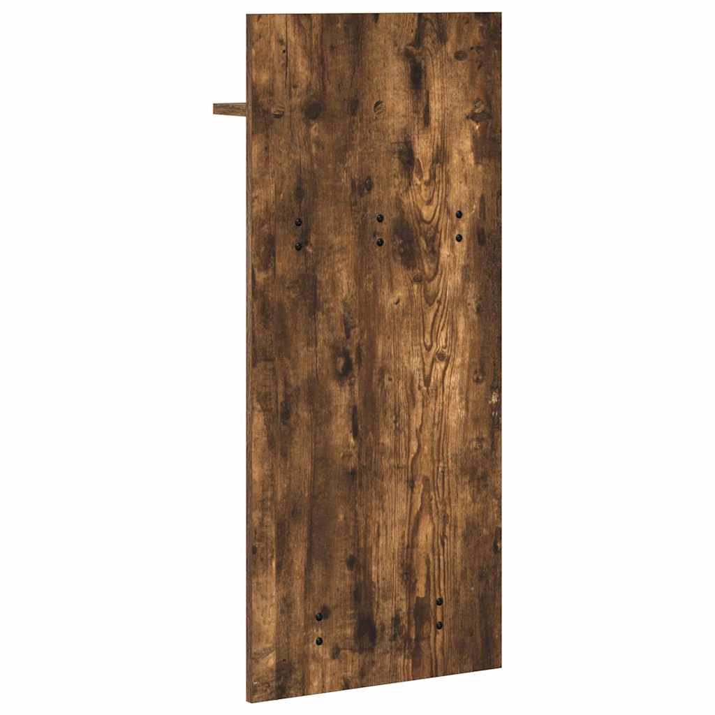 vidaXL Wandmontierter nachttisch Geräucherte Eiche 40 x 10 x 90 cm