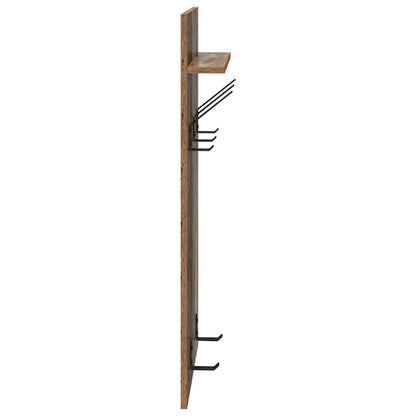 vidaXL Wandmontierter nachttisch Altholz 40 x 10 x 90 cm Holzwerkstoff