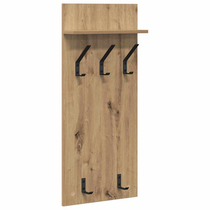 vidaXL Wandmontierter Kleiderständer Artisan-Eiche 90 x 40 x 10 cm