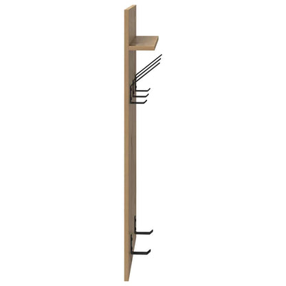 vidaXL Wandmontierter Kleiderständer Artisan-Eiche 90 x 40 x 10 cm