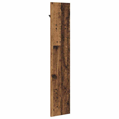 vidaXL Wandmontierter Kleiderständer Altholz 20 x 1,5 x 100 cm