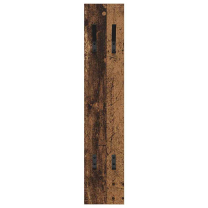 vidaXL Wandmontierter Kleiderständer Altholz 20 x 1,5 x 100 cm