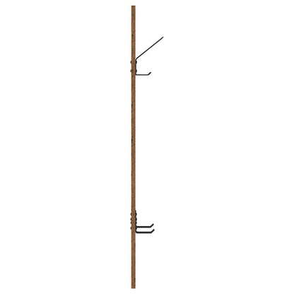 vidaXL Wandmontierter Kleiderständer Altholz 20 x 1,5 x 100 cm