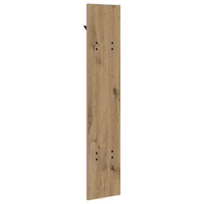 vidaXL Wandmontierter Kleiderständer Artisan-Eiche 20 x 1,5 x 100 cm