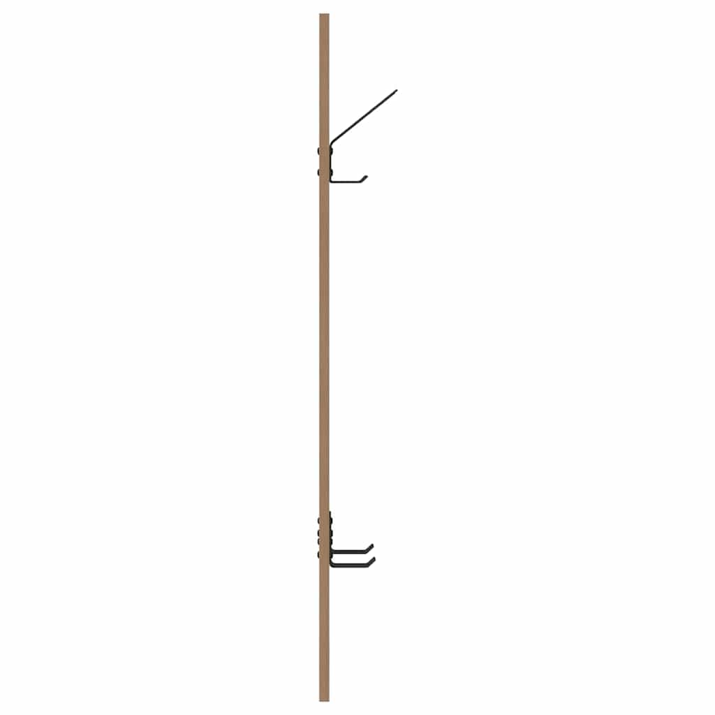 vidaXL Wandmontierter Kleiderständer Artisan-Eiche 20 x 1,5 x 100 cm