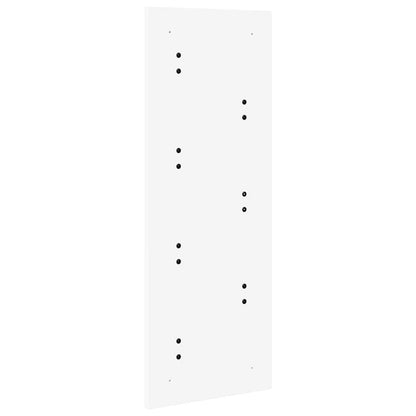 vidaXL Wandmontierter nachttisch Weiß 30 x 1,5 x 80 cm Holzwerkstoff