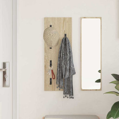 vidaXL Wandmontierter nachttisch Sonoma-Eiche 30 x 1,5 x 80 cm