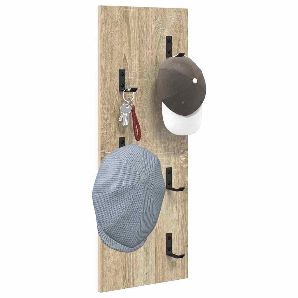 vidaXL Wandmontierter nachttisch Sonoma-Eiche 30 x 1,5 x 80 cm