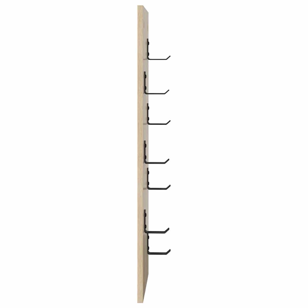 vidaXL Wandmontierter nachttisch Sonoma-Eiche 30 x 1,5 x 80 cm