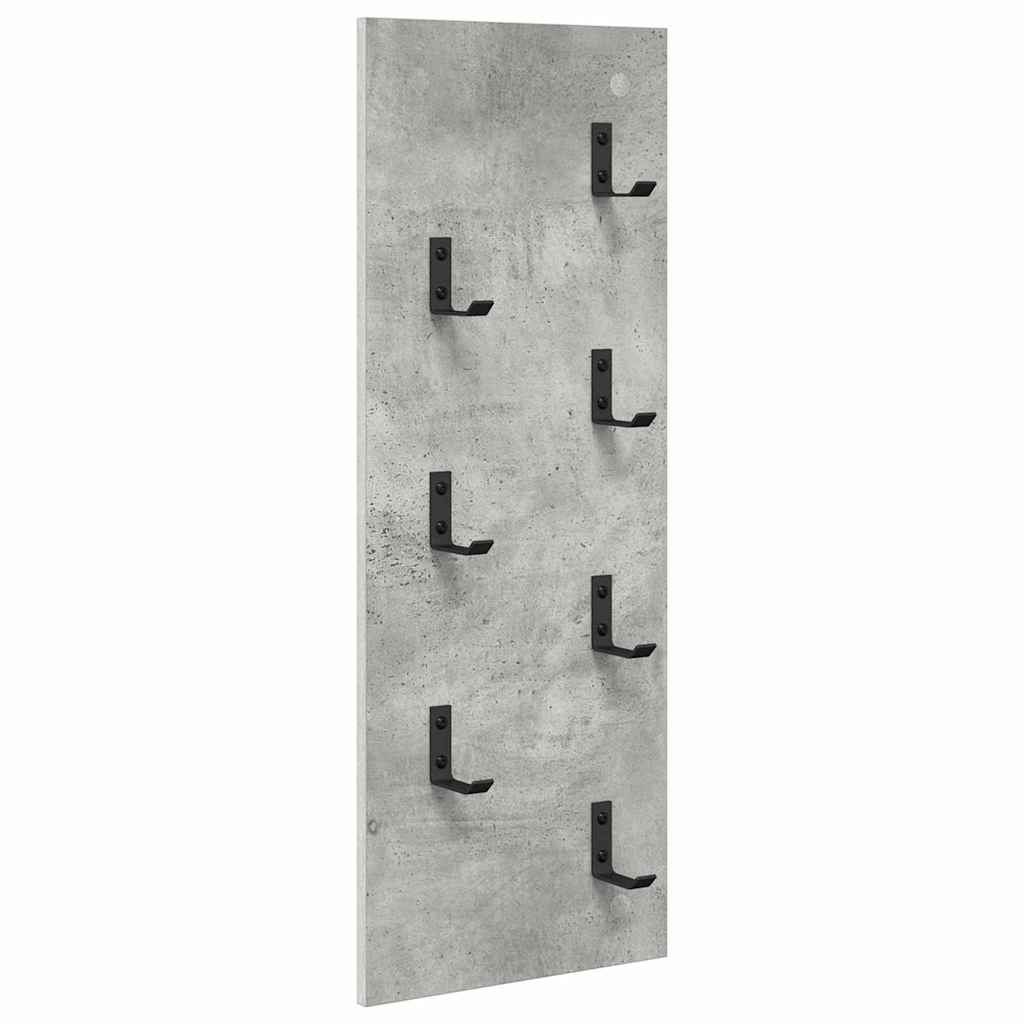 vidaXL Wandmontierter nachttisch Beton Grau 30 x 1,5 x 80 cm