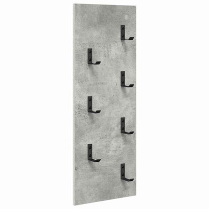 vidaXL Wandmontierter nachttisch Beton Grau 30 x 1,5 x 80 cm