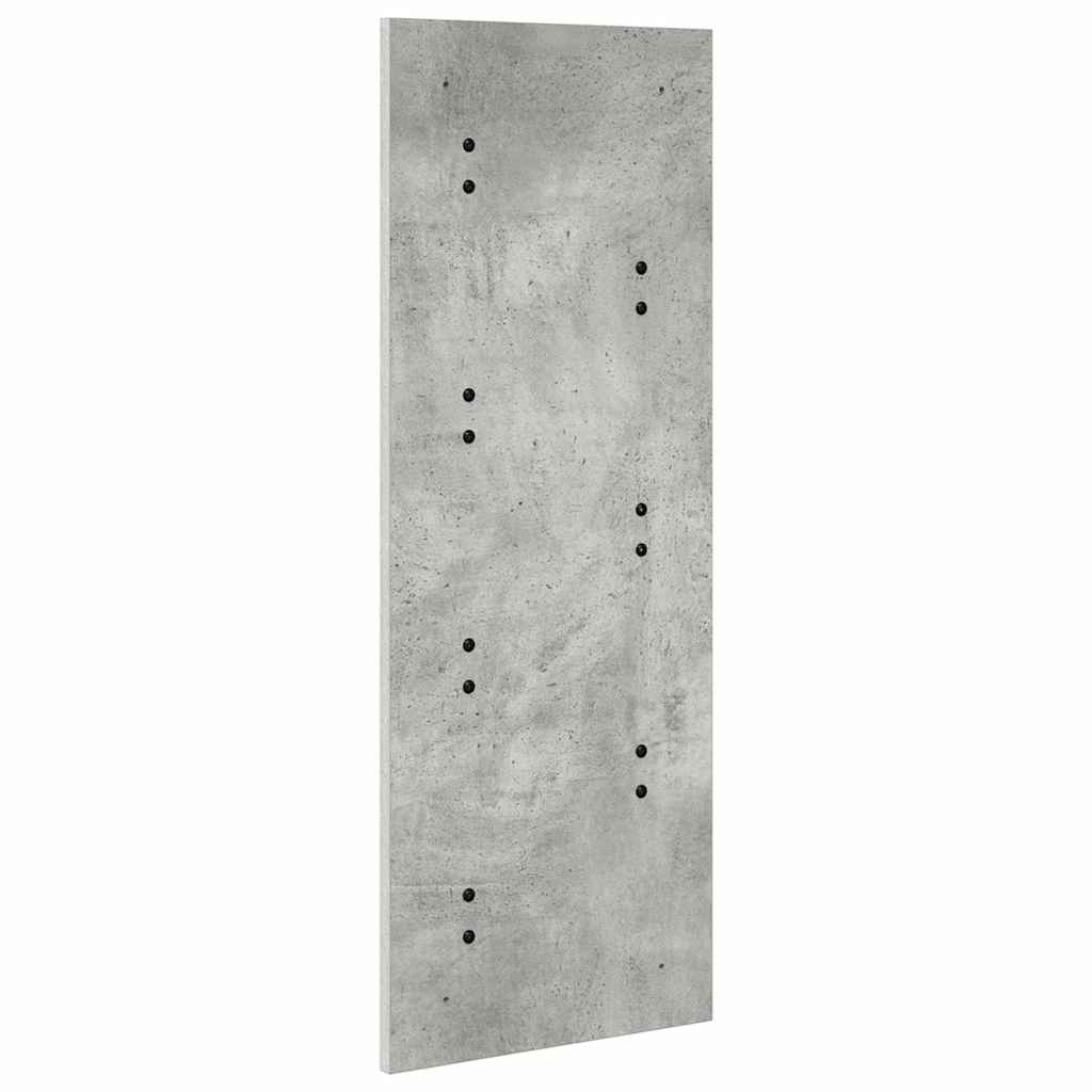 vidaXL Wandmontierter nachttisch Beton Grau 30 x 1,5 x 80 cm