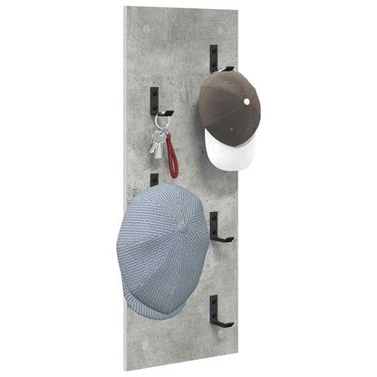 vidaXL Wandmontierter nachttisch Beton Grau 30 x 1,5 x 80 cm