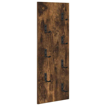 vidaXL Wandmontierter nachttisch Geräucherte Eiche 30 x 1,5 x 80 cm