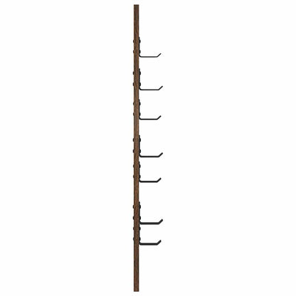 vidaXL Wandmontierter nachttisch Geräucherte Eiche 30 x 1,5 x 80 cm