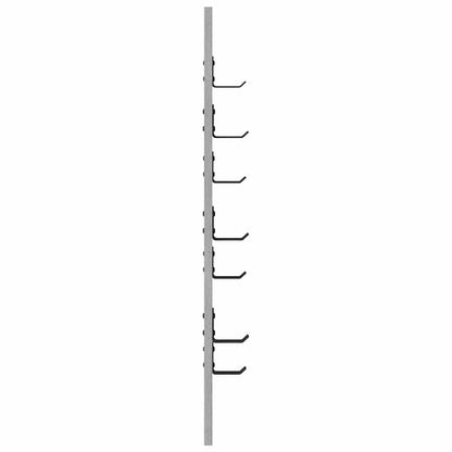 vidaXL Wandmontierter nachttisch Graues Sonoma 30 x 1,5 x 80 cm