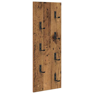 vidaXL Wandmontierter nachttisch Wandmontiert Altholz 30 x 1,5 x 80 cm