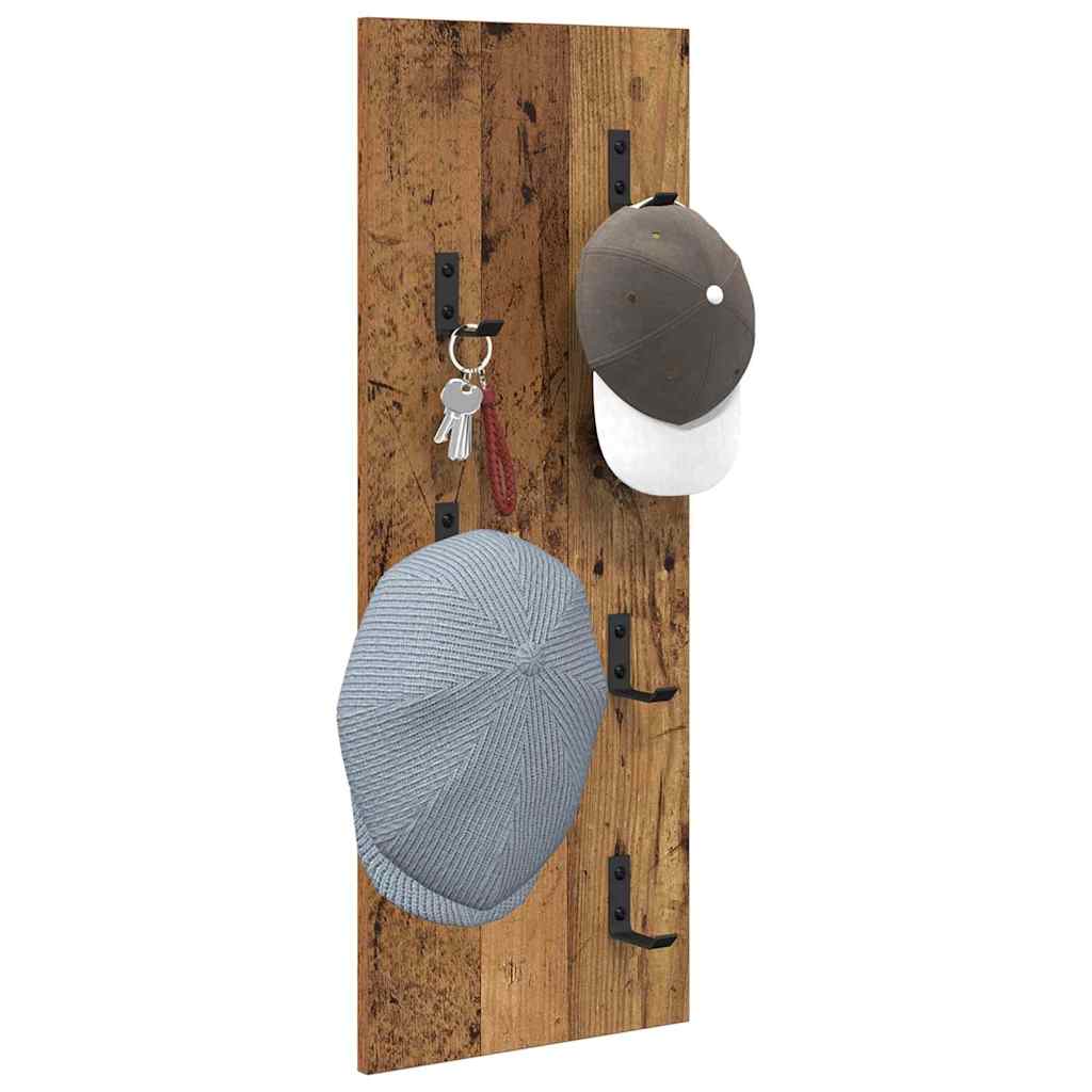 vidaXL Wandmontierter nachttisch Wandmontiert Altholz 30 x 1,5 x 80 cm