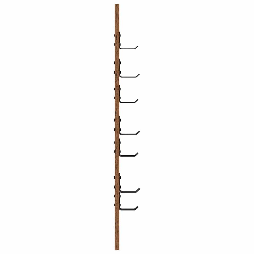 vidaXL Wandmontierter nachttisch Wandmontiert Altholz 30 x 1,5 x 80 cm