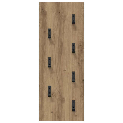 vidaXL Wandmontierter nachttisch Artisan-Eiche 30 x 1,5 x 80 cm