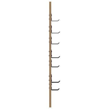 vidaXL Wandmontierter nachttisch Artisan-Eiche 30 x 1,5 x 80 cm