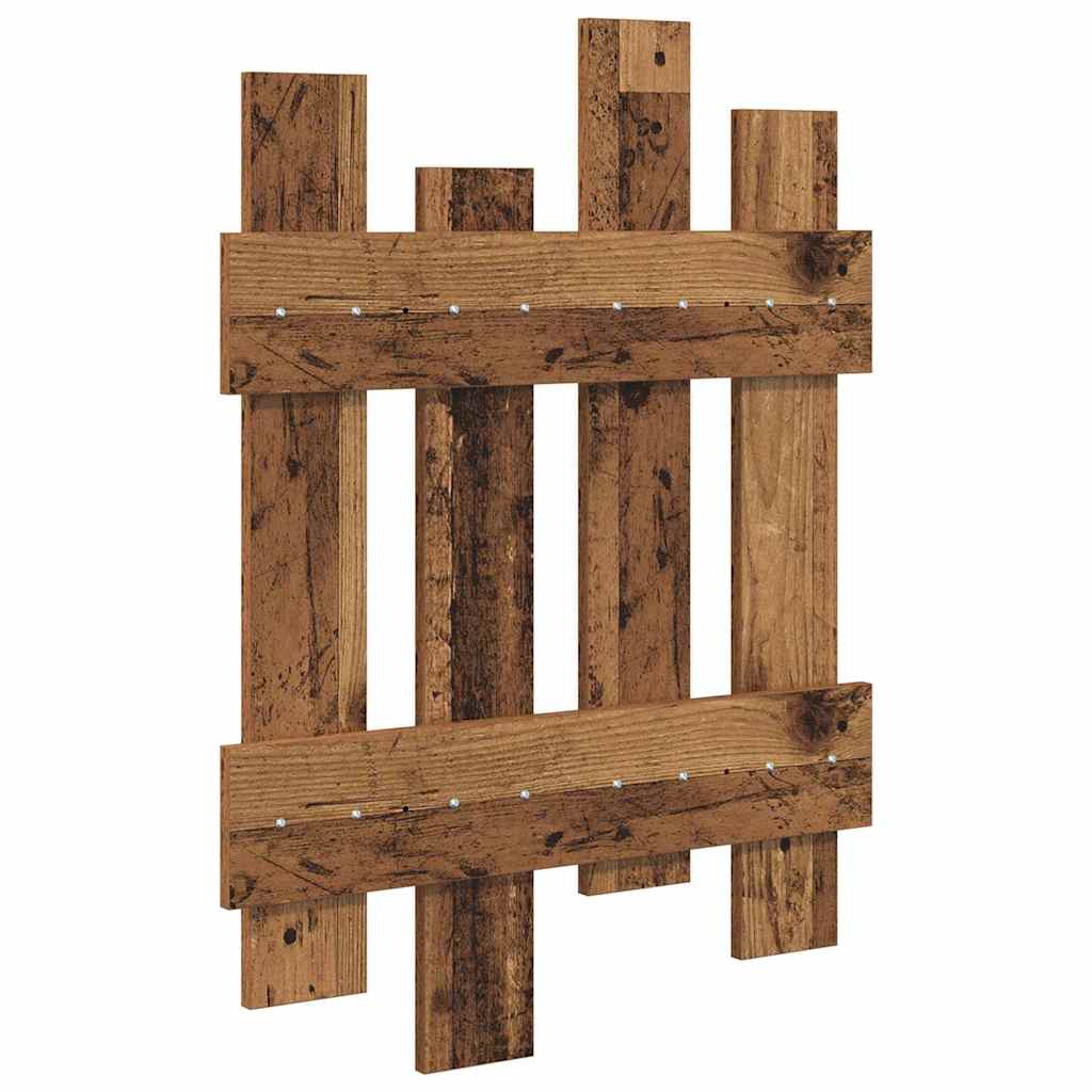 vidaXL Wandmontierter Kleiderständer Altholz 60 x 3 x 82 cm