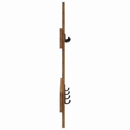 vidaXL Wandmontierter Kleiderständer Altholz 60 x 3 x 82 cm