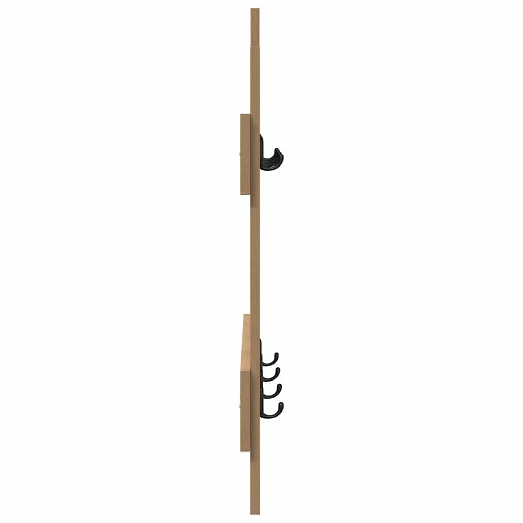 vidaXL Wandmontierter Kleiderständer Eiche handwerklich 60 x 3 x 82 cm