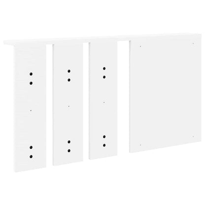 vidaXL Wandmontierter Kleiderständer mit Regal Weiß 85 x 10 x 45 cm