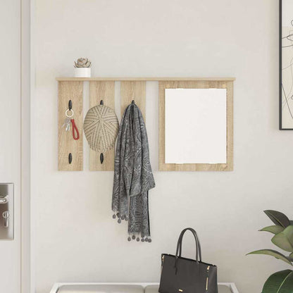 vidaXL Portemanteau mural chêne Sonoma 85 x 10 x 45 cm