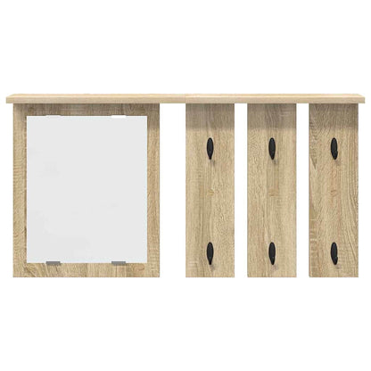vidaXL Portemanteau mural chêne Sonoma 85 x 10 x 45 cm