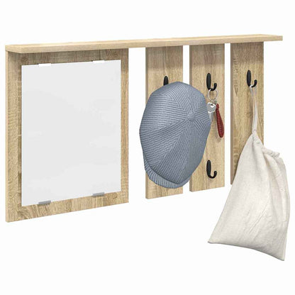 vidaXL Portemanteau mural chêne Sonoma 85 x 10 x 45 cm