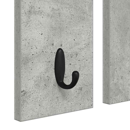 vidaXL Portant mural gris béton 85 x 10 x 45 cm