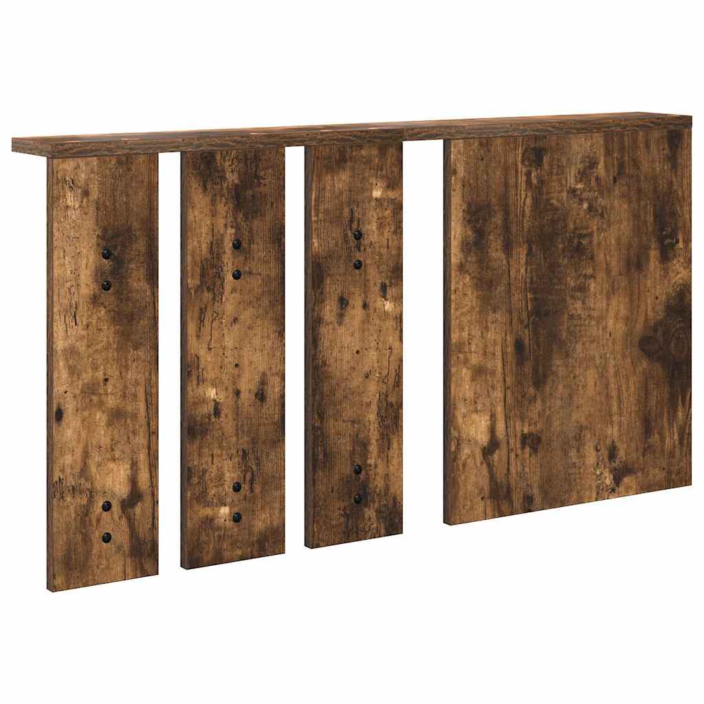 vidaXL Portemanteau mural chêne fumé 85 x 10 x 45 cm