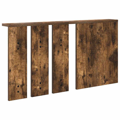 vidaXL Portemanteau mural chêne fumé 85 x 10 x 45 cm