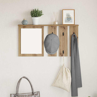 vidaXL Portemanteau mural Chêne artisan 85 x 10 x 45 cm