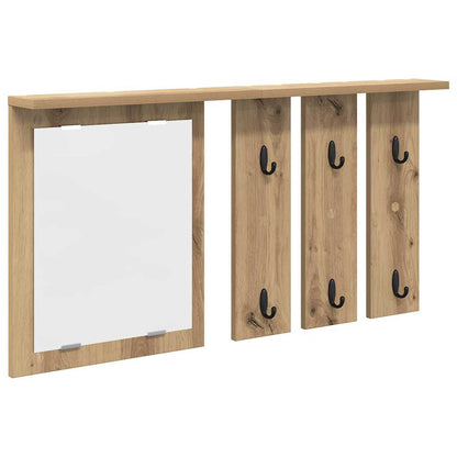 vidaXL Portemanteau mural Chêne artisan 85 x 10 x 45 cm