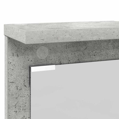 vidaXL Wandmontierter Kleiderständer Betongrau 84 x 10 x 80 cm