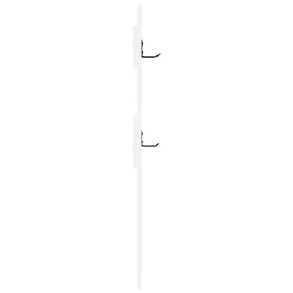 vidaXL Wandmontierter nachttisch Weiß 65 x 3 x 100 cm Holzwerkstoff