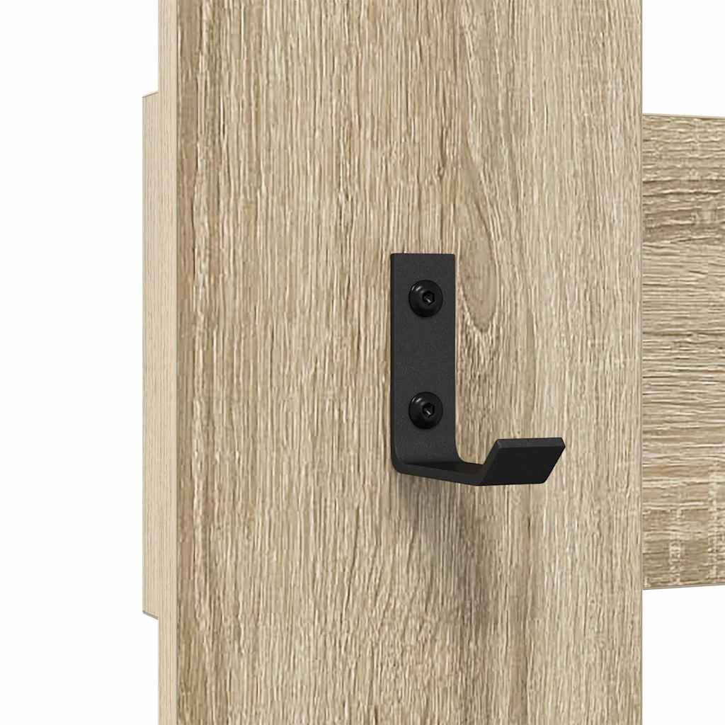 Wandmontierter nachttisch Sonoma-Eiche 65 x 3 x 100 cm