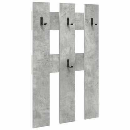 vidaXL Table de chevet murale Gris béton 65 x 3 x 100 cm